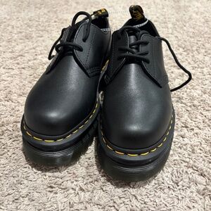 Dr Martens Audrick Napa Leather Platform Shoes
